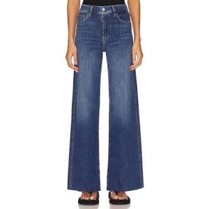 NWT Frame Le Slim Palazzo Wide-Leg Jeans Dark Blue 28